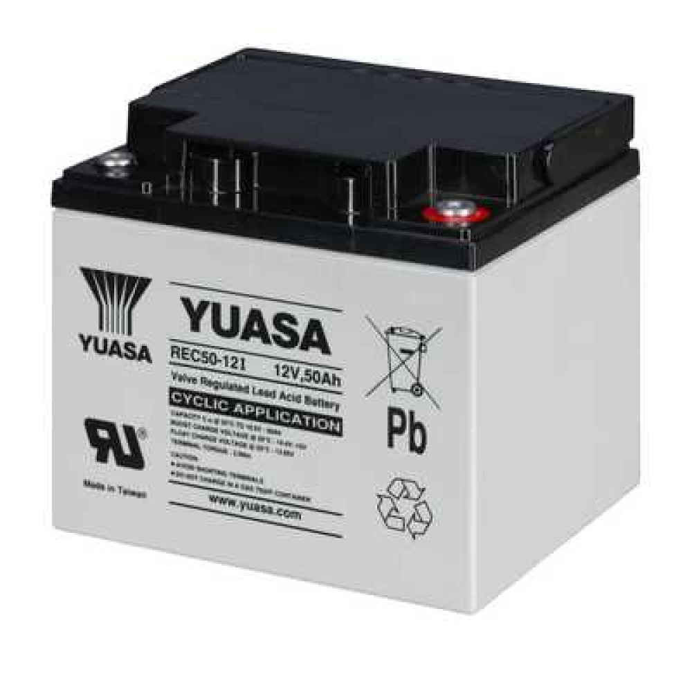 Μπαταρία VRLA YUASA High Cyclic REC50-12I| 12V 50Ah