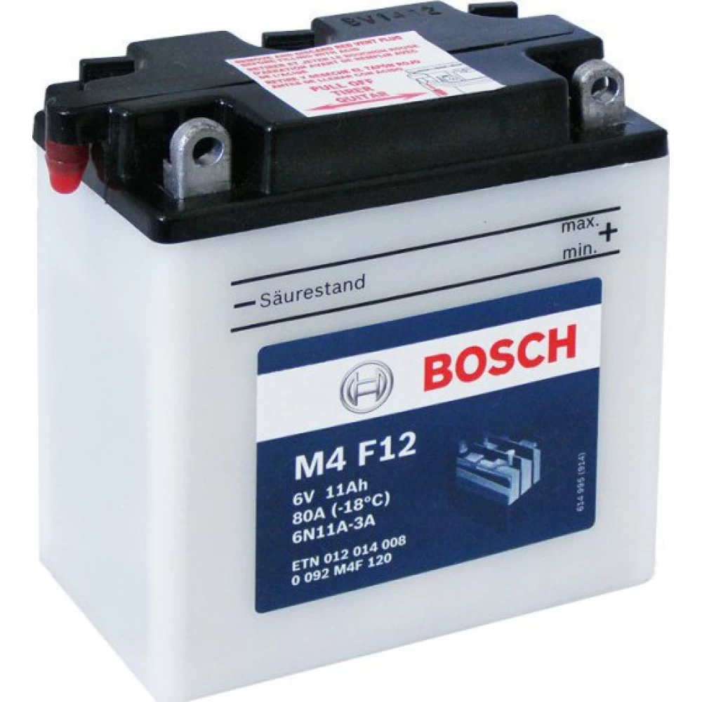 6N11A-3A Μπαταρία Μοτοσυκλέτας BOSCH M4F12 11Ah