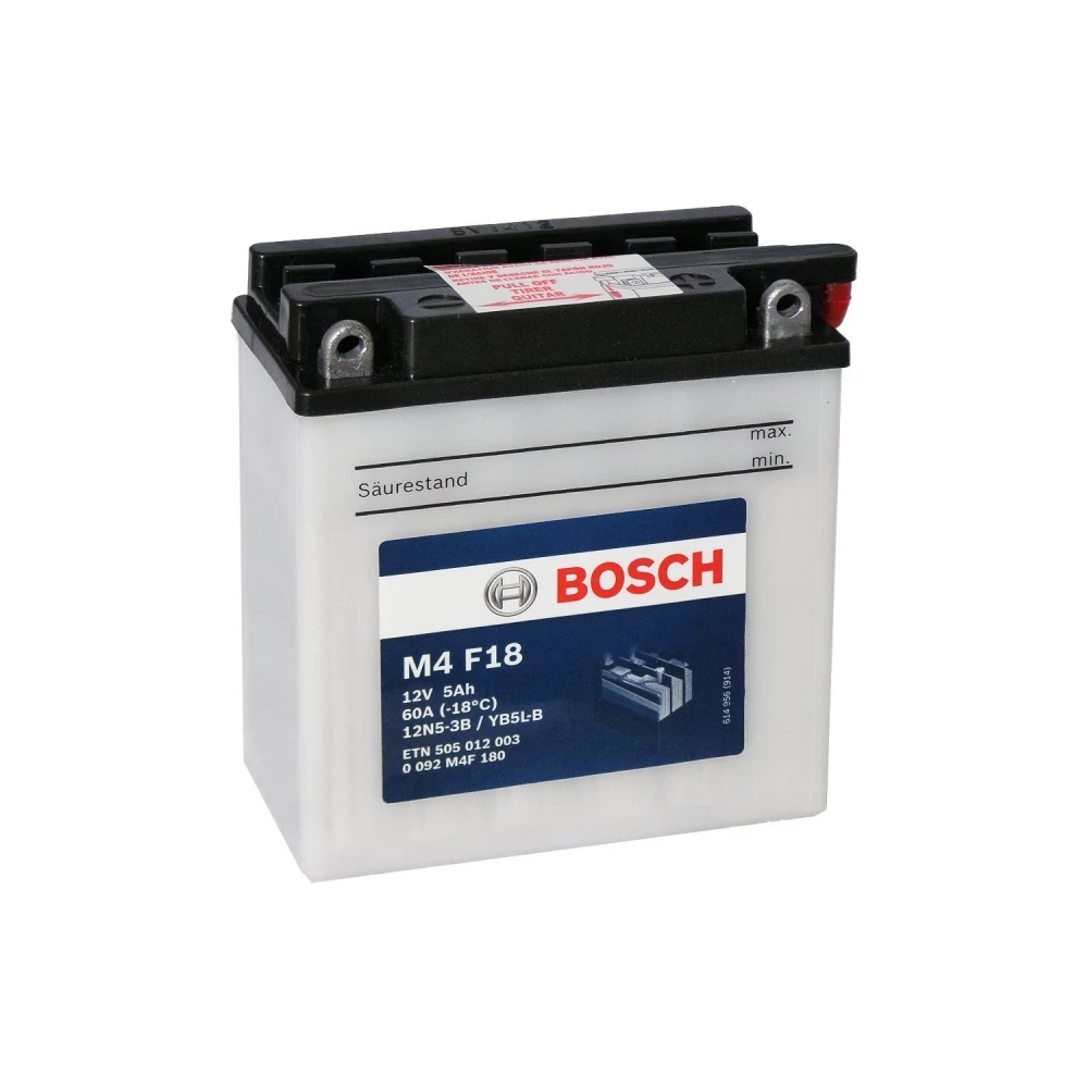 YB5L-B Μπαταρία Μοτοσυκλέτας BOSCH M4F18 5Ah