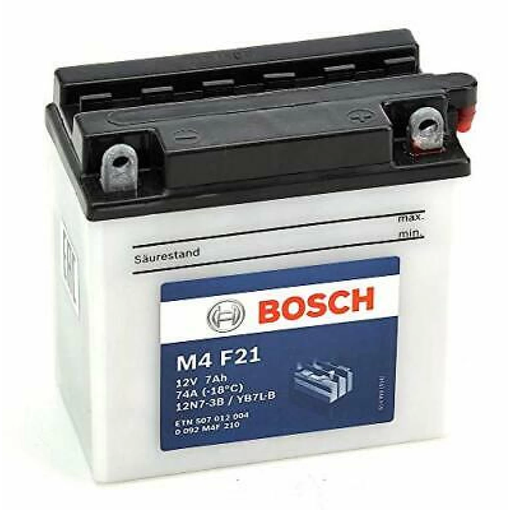 YB7L-B Μπαταρία Μοτοσυκλέτας BOSCH M4F21 7Ah