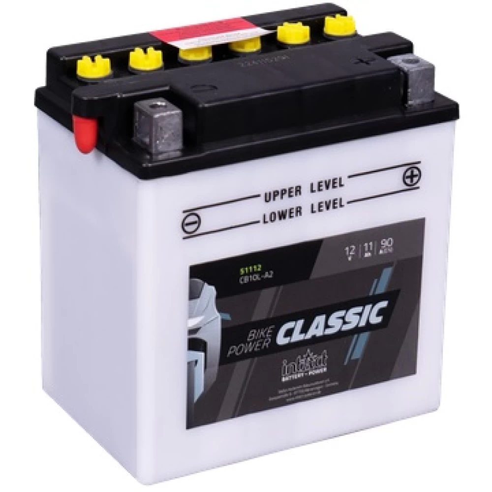 CB10L-A2 (YB10L-A2) Μπαταρία Μοτοσυκλέτας INTACT CLASSIC 12V 11Ah 90A