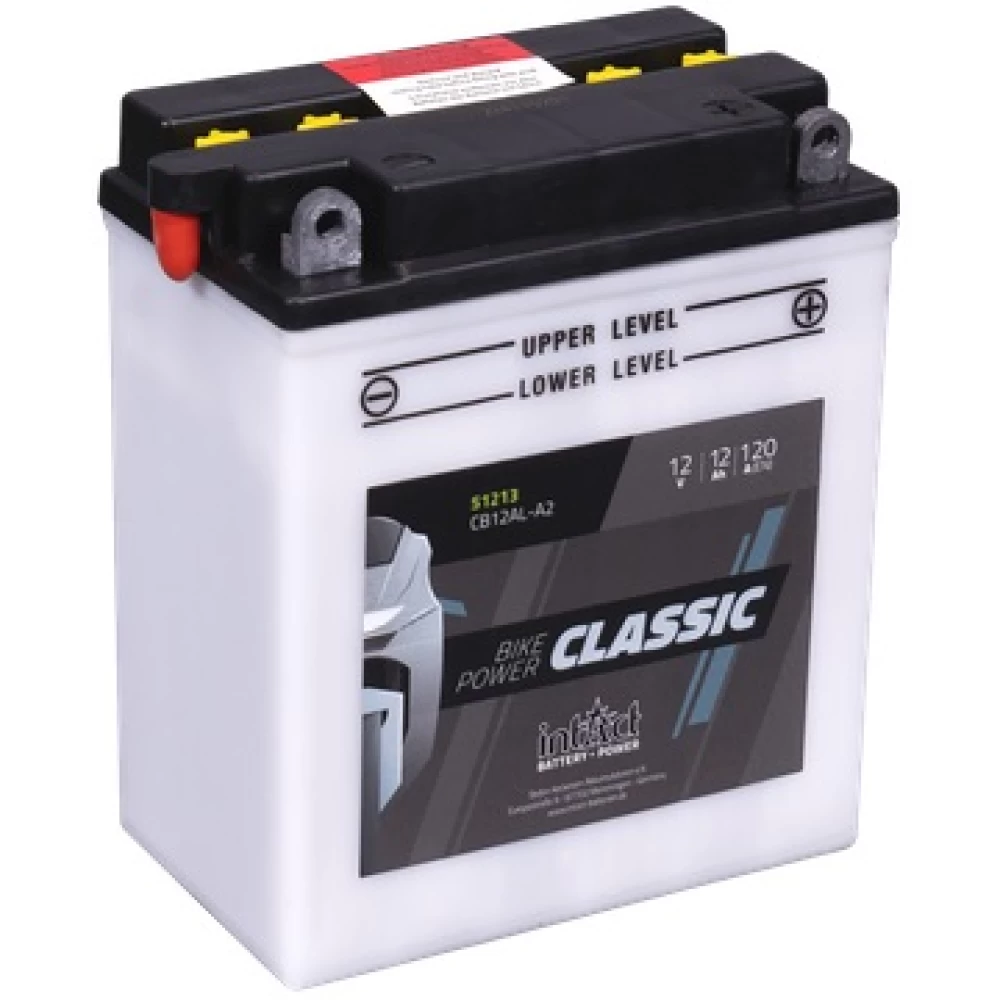 CB12AL-A2 (YB12AL-A2) Μπαταρία Μοτοσυκλέτας INTACT CLASSIC 12V 12Ah 120A