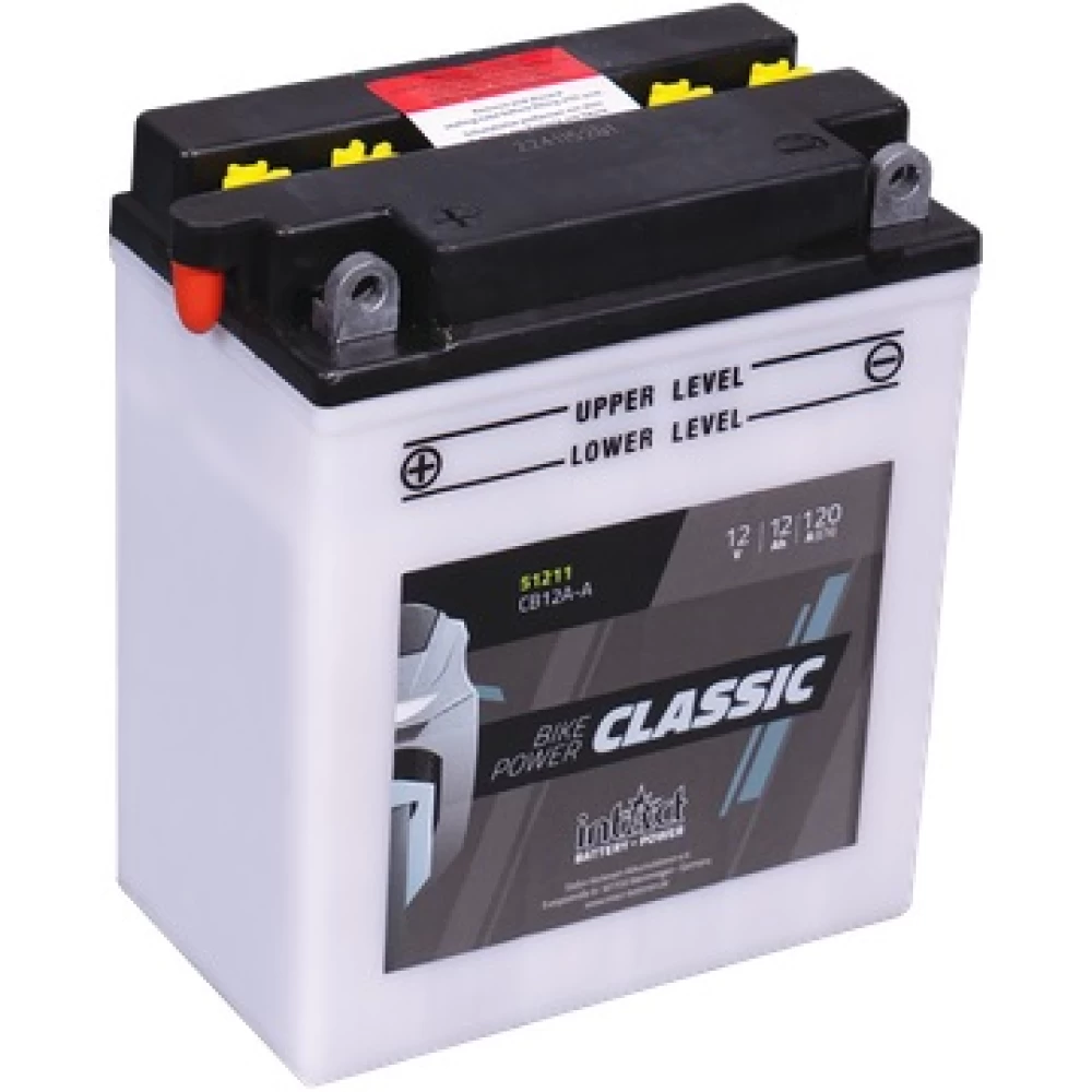 CB12A-A (YB12A-A) Μπαταρία Μοτοσυκλέτας INTACT CLASSIC 12V 12Ah 120A
