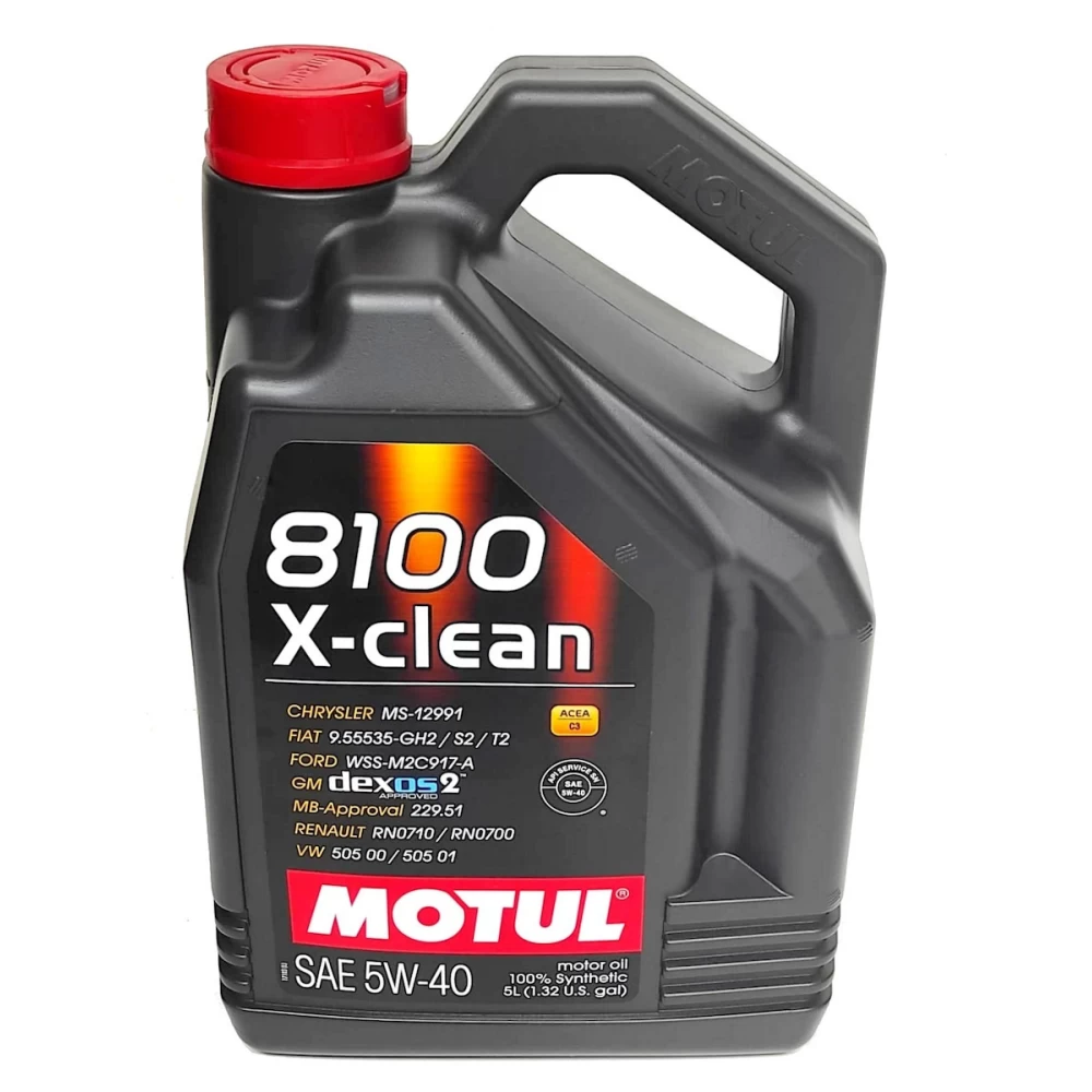 Λιπαντικό MOTUL 8100 X-CLEAN 5w-40 C3 5L