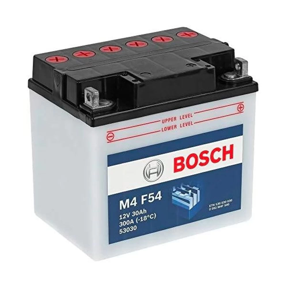 53030 Μπαταρία Μοτοσυκλέτας BOSCH M4F54 30Ah