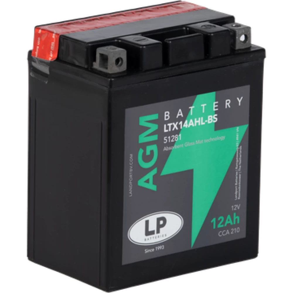 YTX14AHL-BS (YB14L-A2) Μπαταρία Μοτοσυκλέτας LP AGM 12V 12Ah 210A