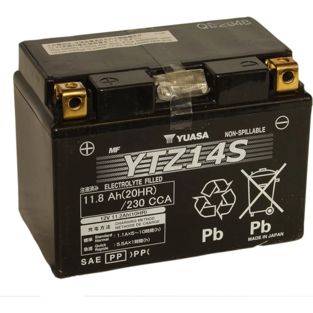YTZ14S Μπαταρία Μοτοσυκλέτας YUASA GEL Made In Japan 11.8Ah 230A
