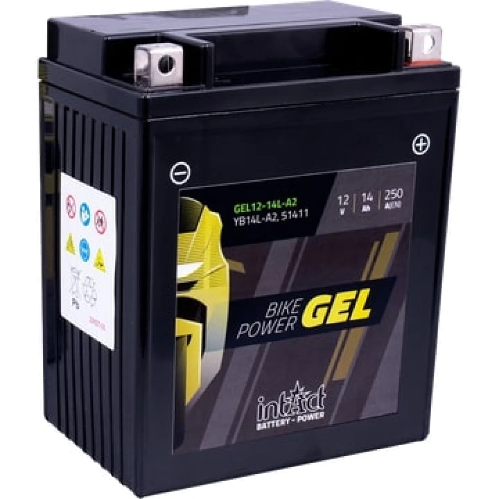 CB14L-A2 (YB14L-A2, YB14L-B2) Μπαταρία Μοτοσυκλέτας INTACT GEL 12V 14Ah 250A