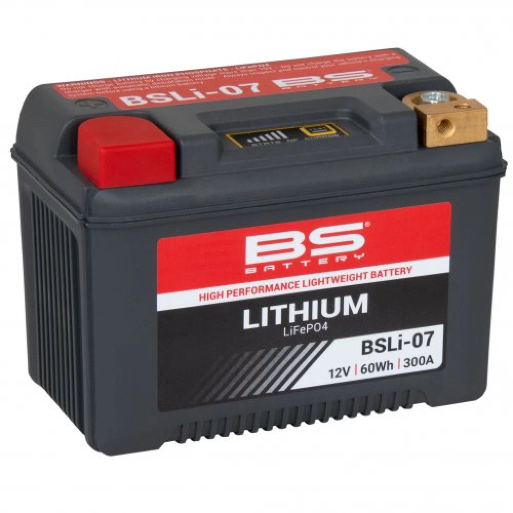 BSLI-07 ( YTX16-BS) Μπαταρία Λιθίου Μοτοσυκλέτας BS LiFeP04 12V 60Wh 300Α
