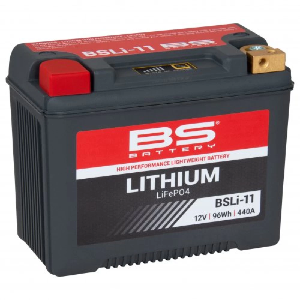 BSLI-11 (YH-12H, Y60-24-A, 53034, YTX16) Μπαταρία Λιθίου Μοτοσυκλέτας BS LiFeP04 12V 96Wh 440Α