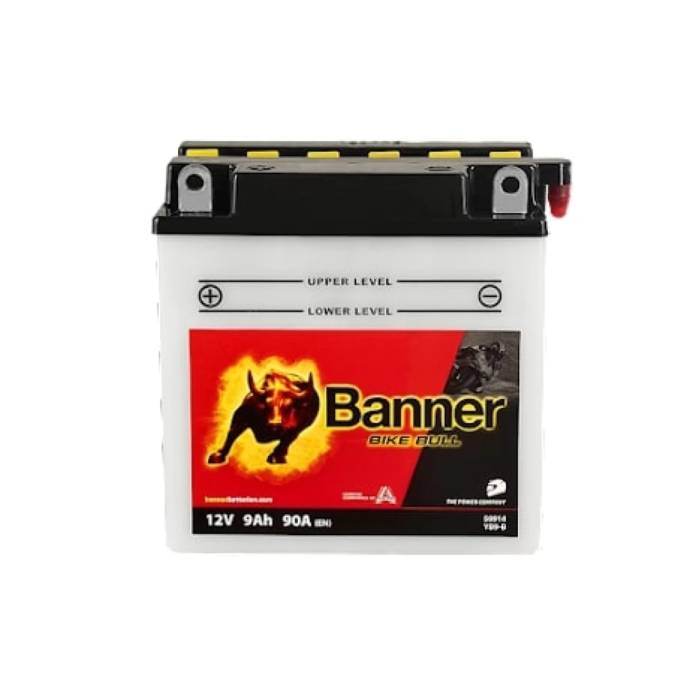BB9-B (YB9-B)Μπαταρία Μοτοσυκλέτας BANNER Bike Bull 50914 12V 9Ah 90A