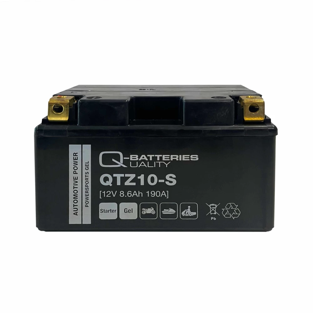 QTZ10-S (YTZ10-S, YTZ10S, YTZ10S-BS, TTZ10S-BS) Μπαταρία Μοτοσυκλέτας Q-BATTERIES GEL 12V 8.6Ah 190A