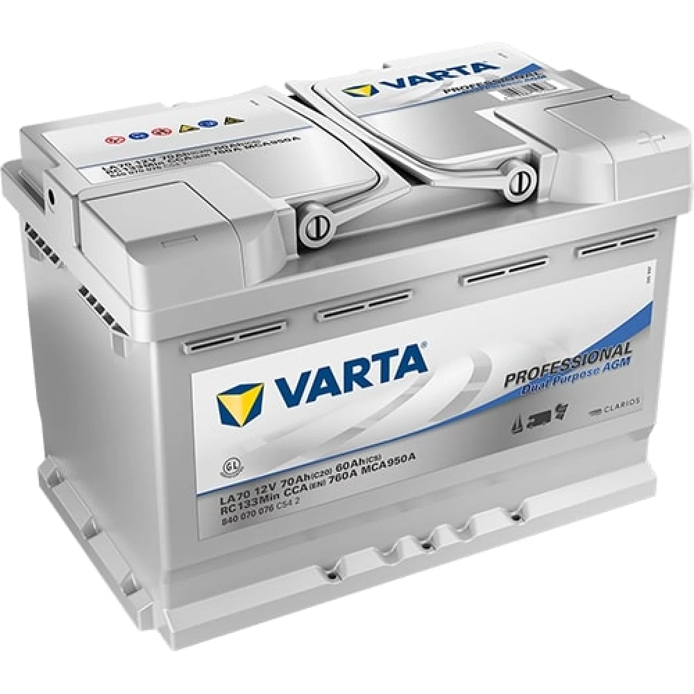 Μπαταρία VARTA 70Ah 760A Professional Dual Purpose AGM LA70