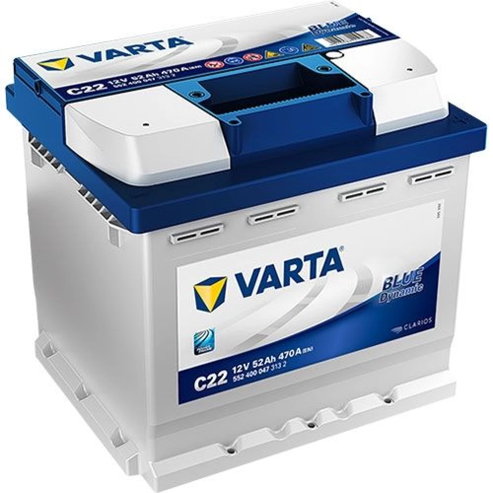 Μπαταρία αυτοκινήτου VARTA 52Ah 470A Blue Dynamic C22 Δεξιά+