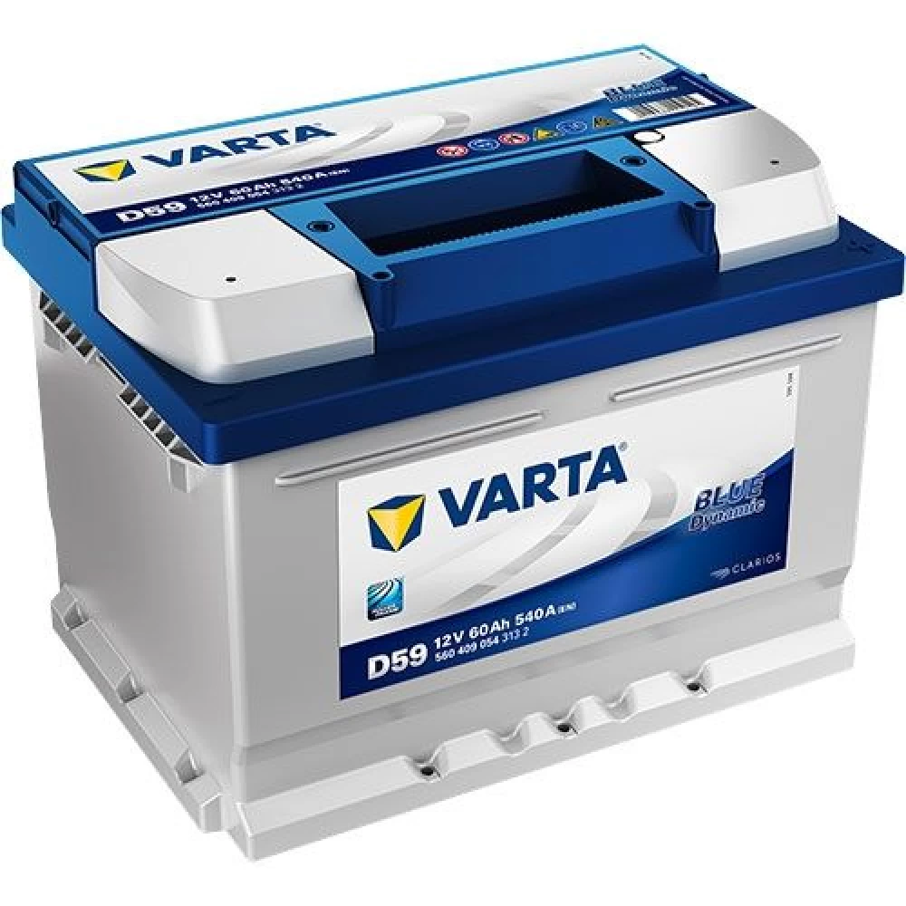 Μπαταρία αυτοκινήτου VARTA 60Ah 540A Blue Dynamic D59 Δεξιά+