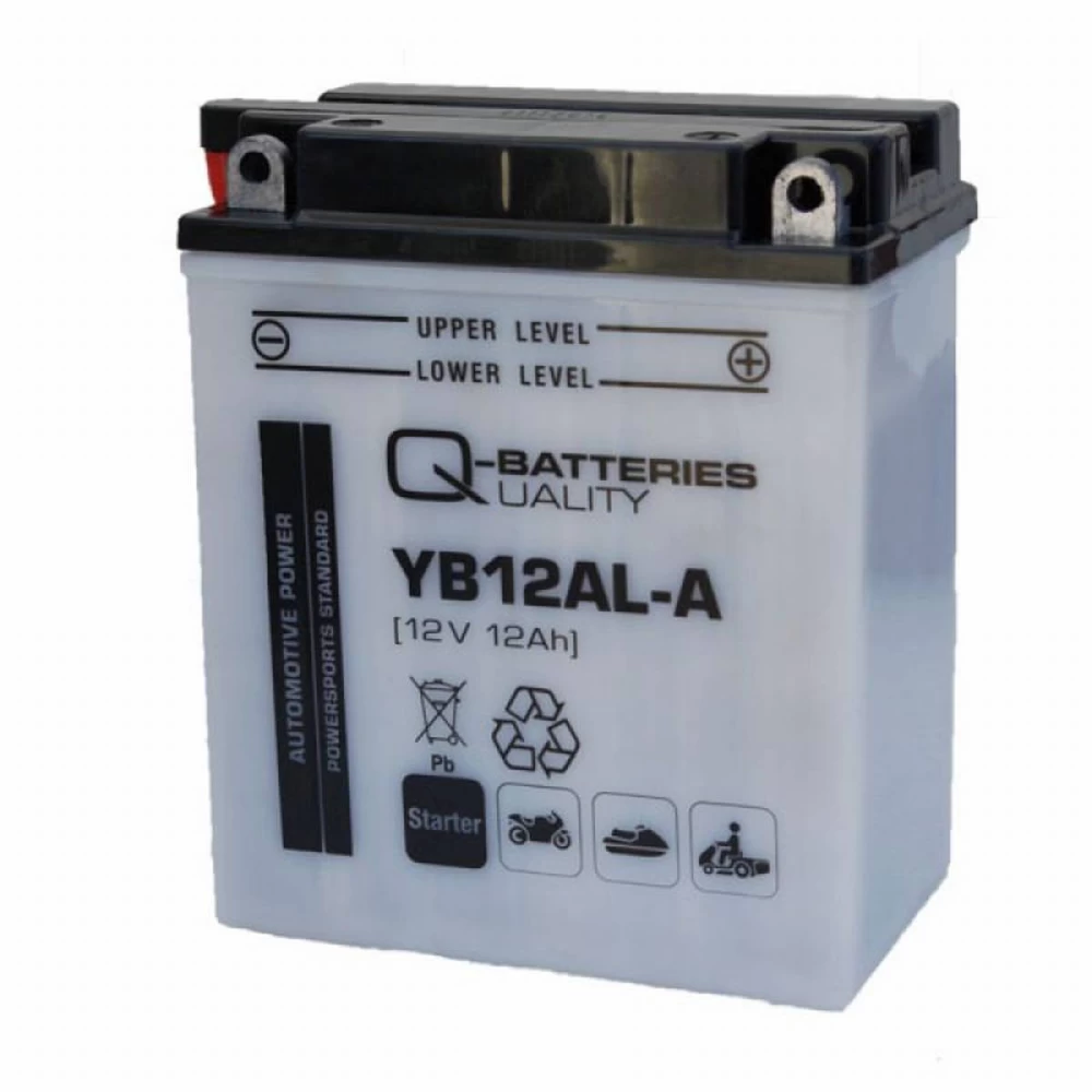 YB12AL-A Μπαταρία Μοτοσυκλέτας Q-BATTERIES 12V 12Ah 165A