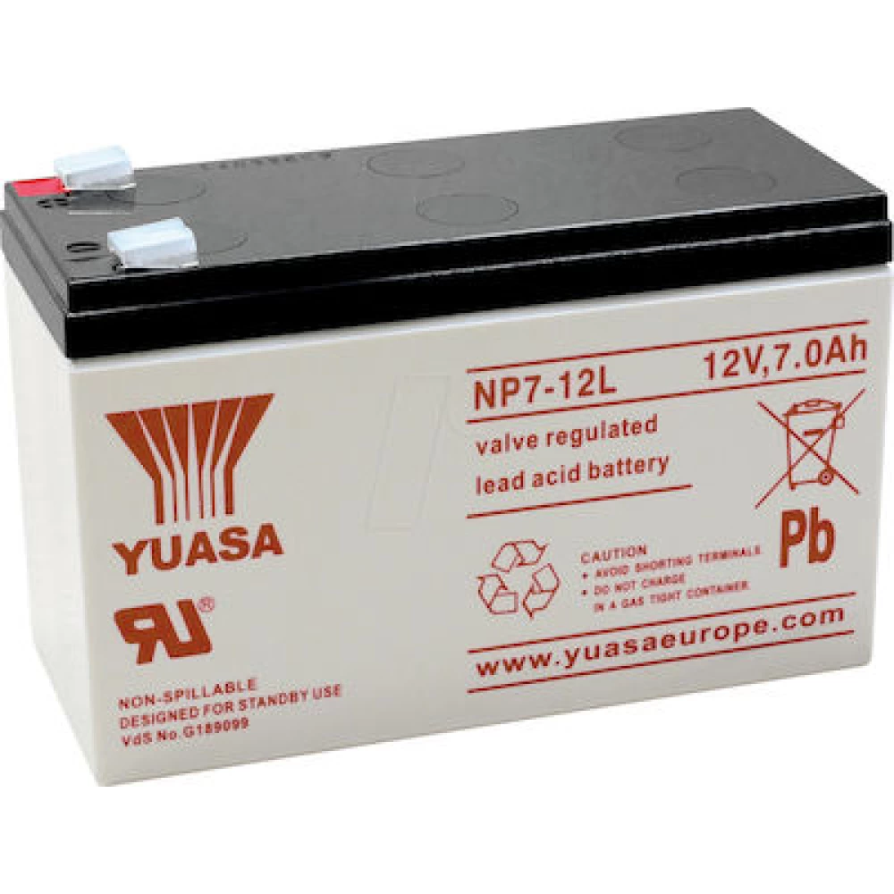 Μπαταρία VRLA-AGM YUASA NP7-12L | 12V 7Ah