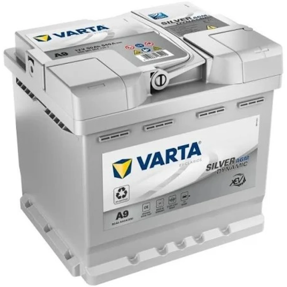 Μπαταρία αυτοκινήτου A9 VARTA 50Ah 540A Silver Dynamic AGM Start Stop