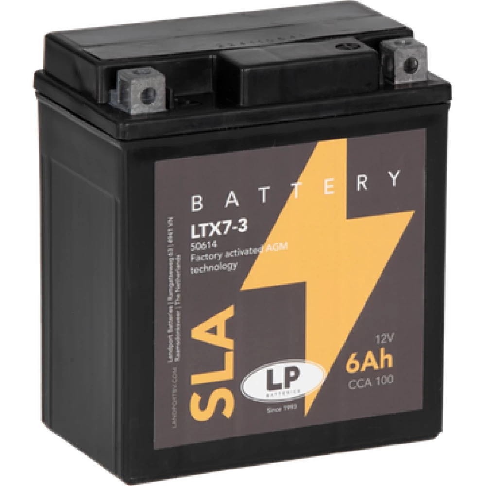 LTX7-3 (YTX7L-BS) Μπαταρία Μοτοσυκλέτας LP SLA 12V 6Ah 100A