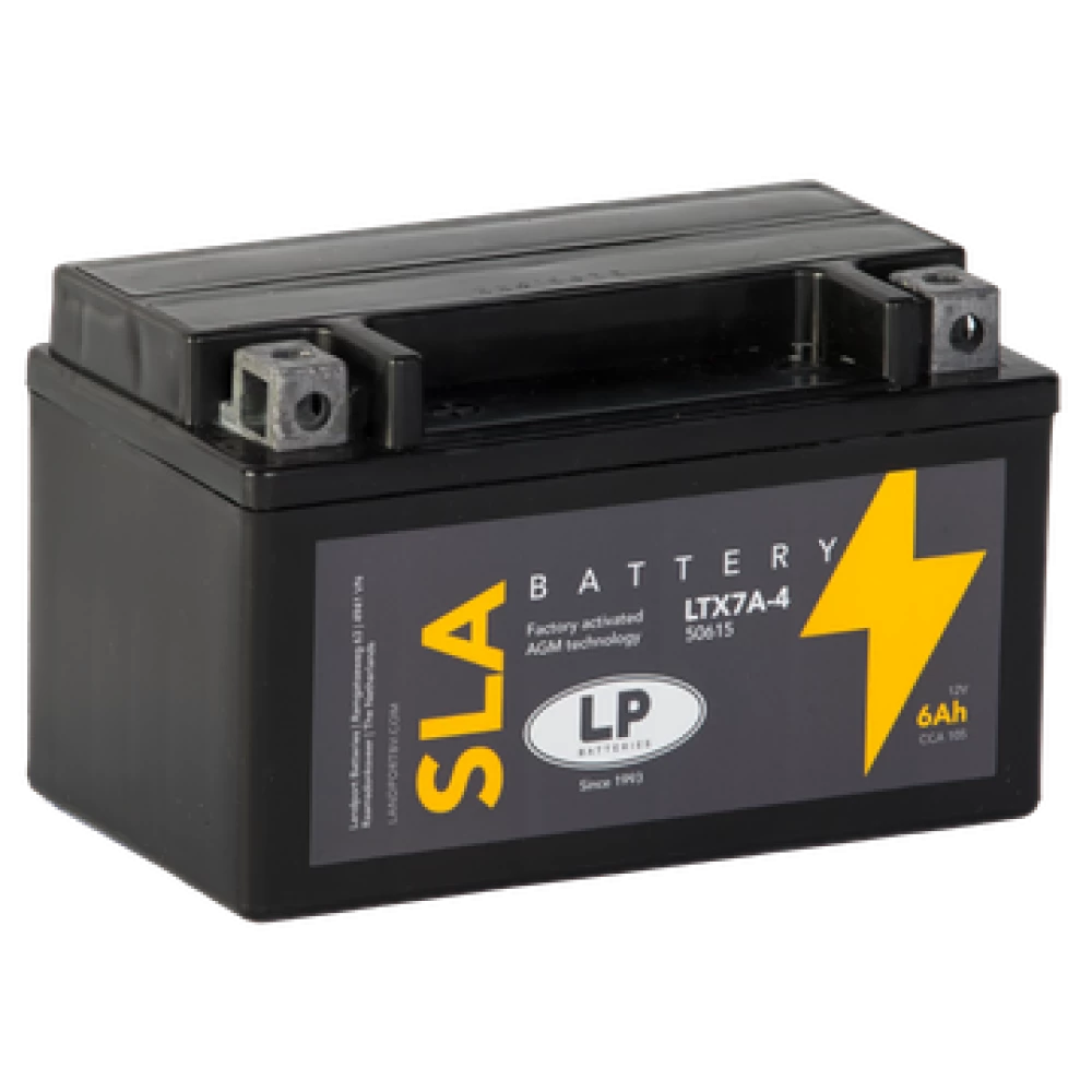 LTX7A-4 (YTX7A-BS) Μπαταρία Μοτοσυκλέτας LP SLA 12V 6Ah 105A