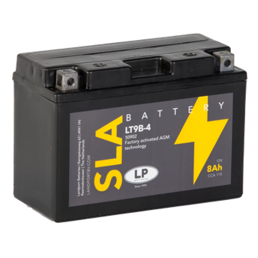 LT9B-4 (YT9B-BS, YT9B-4) Μπαταρία Μοτοσυκλέτας LP SLA 12V 8Ah 115A