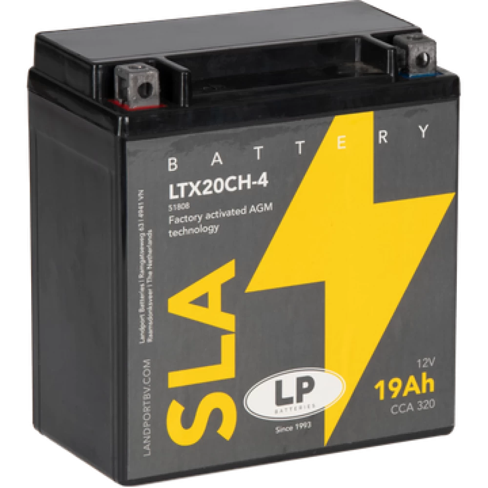 LTX20CH-4 (YTX20CH-BS, YTX20A-BS) Μπαταρία Μοτοσυκλέτας LP SLA 12V 19Ah 320A