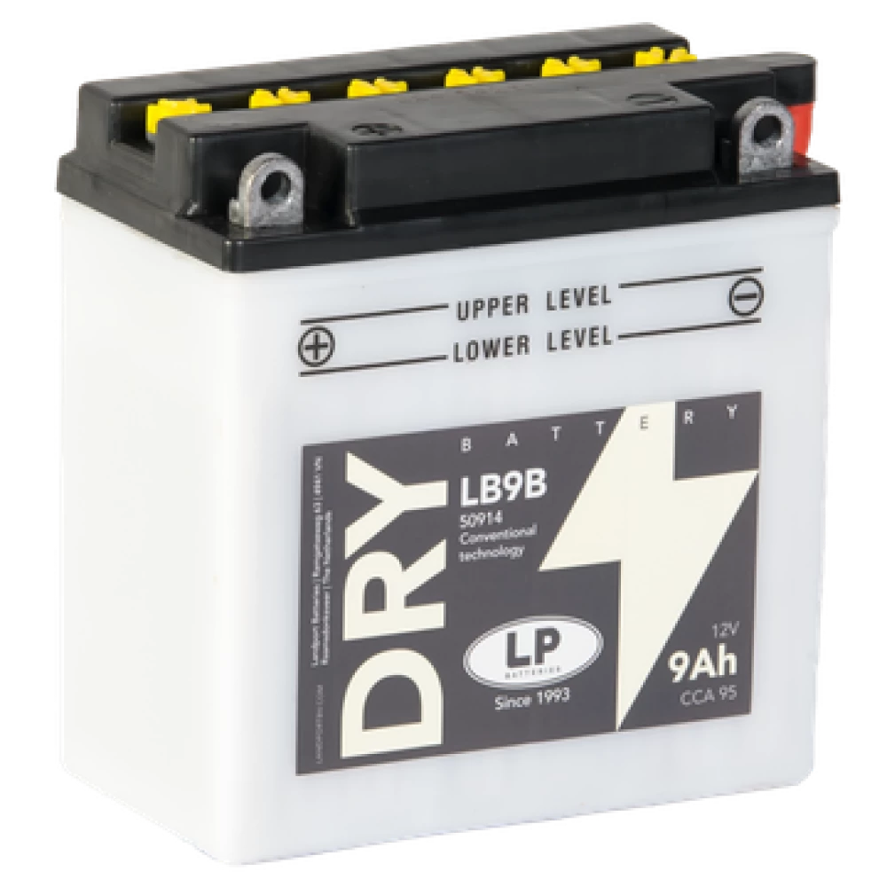 LB9B Μπαταρία Μοτοσυκλέτας LP DRY 12V 9Ah 95A