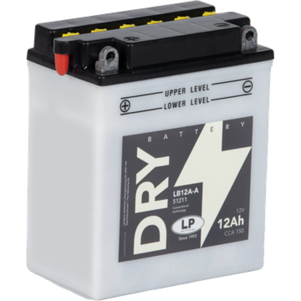 LB12A-A Μπαταρία Μοτοσυκλέτας LP DRY 612V 12Ah 150A