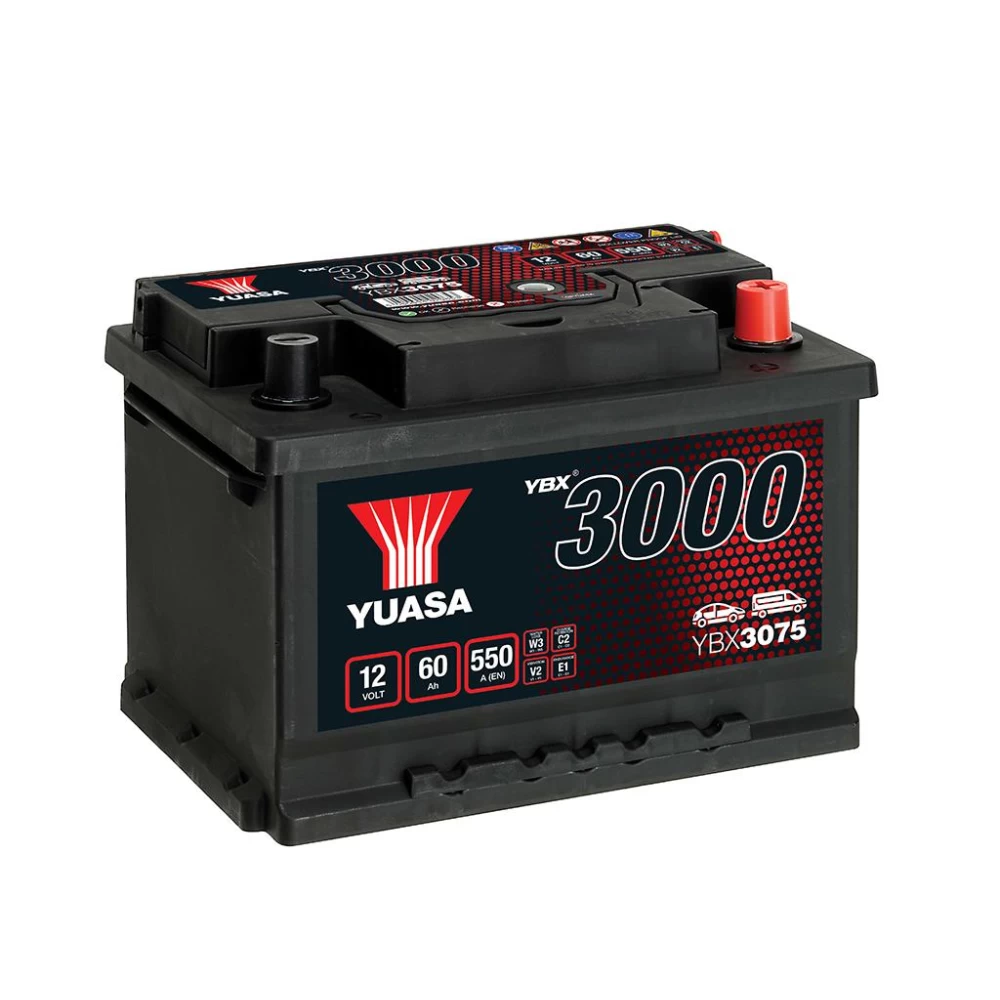 Μπαταρία αυτοκινήτου YBX3075 12V 60Ah 550A Yuasa SMF Battery