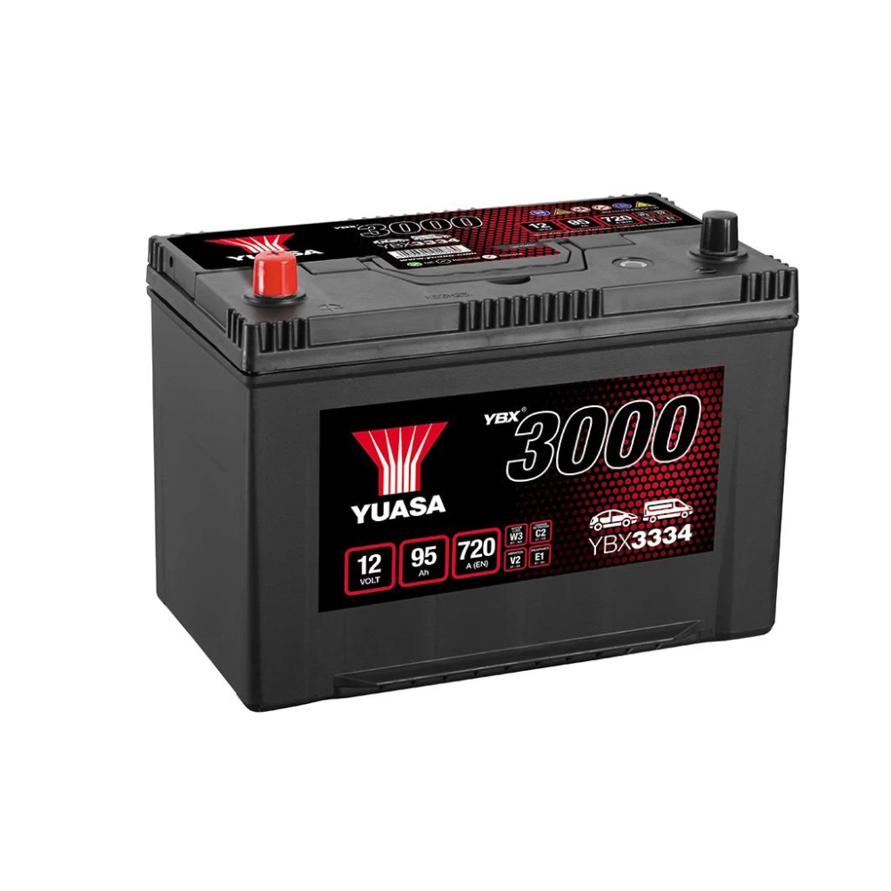 Μπαταρία αυτοκινήτου YBX3334 12V 95Ah 720A Yuasa SMF Battery
