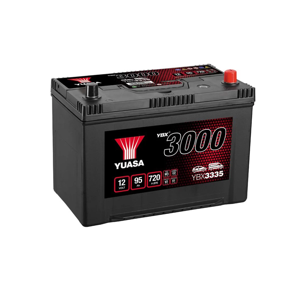 Μπαταρία αυτοκινήτου YBX3335 12V 95Ah 720A Yuasa SMF Battery