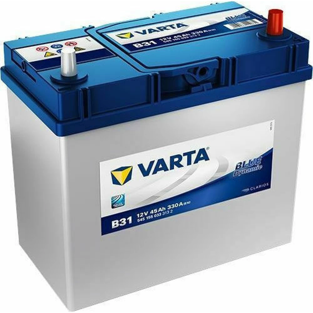 Μπαταρία αυτοκινήτου VARTA 45Ah 330A Blue Dynamic B31 Δεξιά+