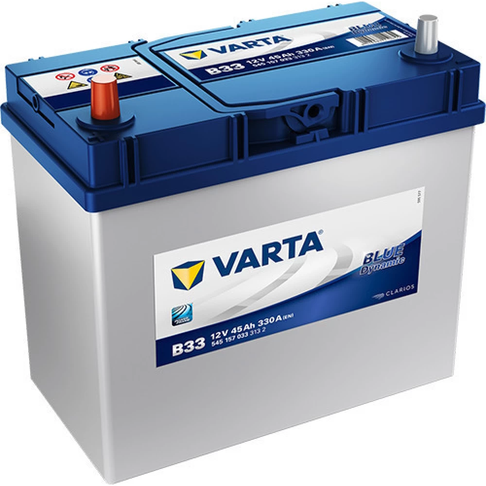 Μπαταρία αυτοκινήτου VARTA 45Ah 330A Blue Dynamic B33 Αριστερά+