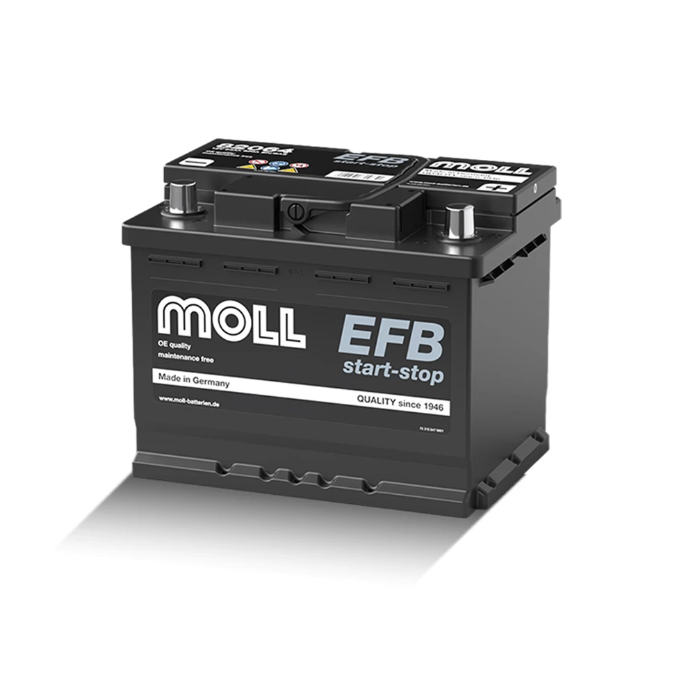 Μπαταρία αυτοκινήτου MOLL 82064 64Ah 620A EFB Start - Stop