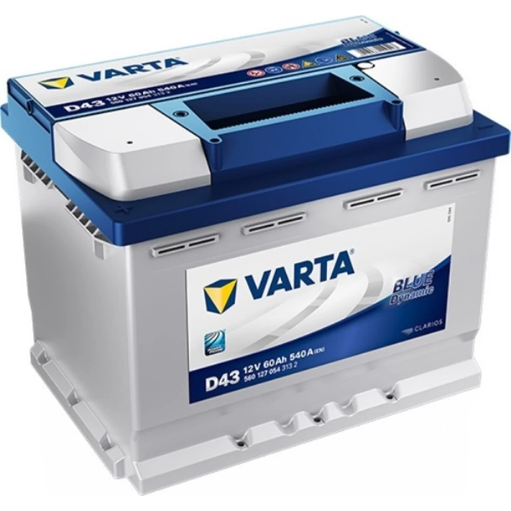 Μπαταρία αυτοκινήτου VARTA 60Ah 540A Blue Dynamic D43 Αριστερά+