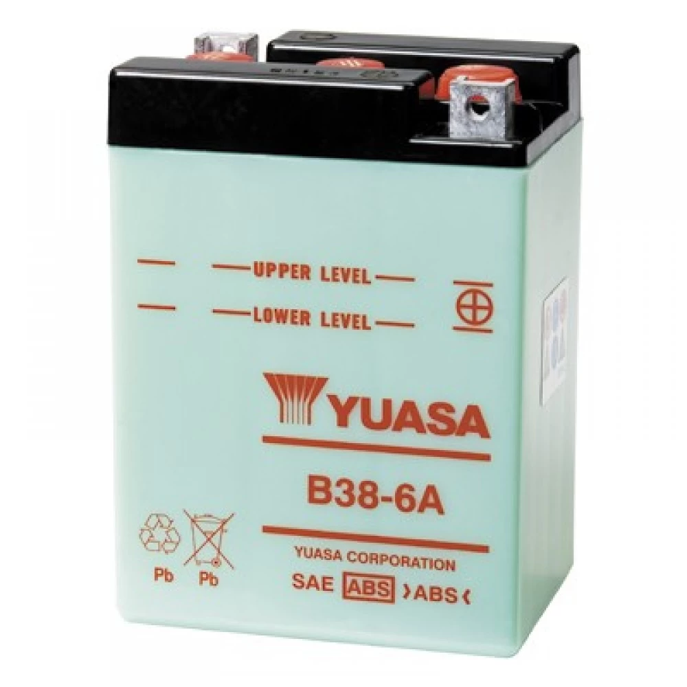 B38-6A Μπαταρία Μοτοσυκλέτας YUASA TAIWAN (Χωρίς υγρά)