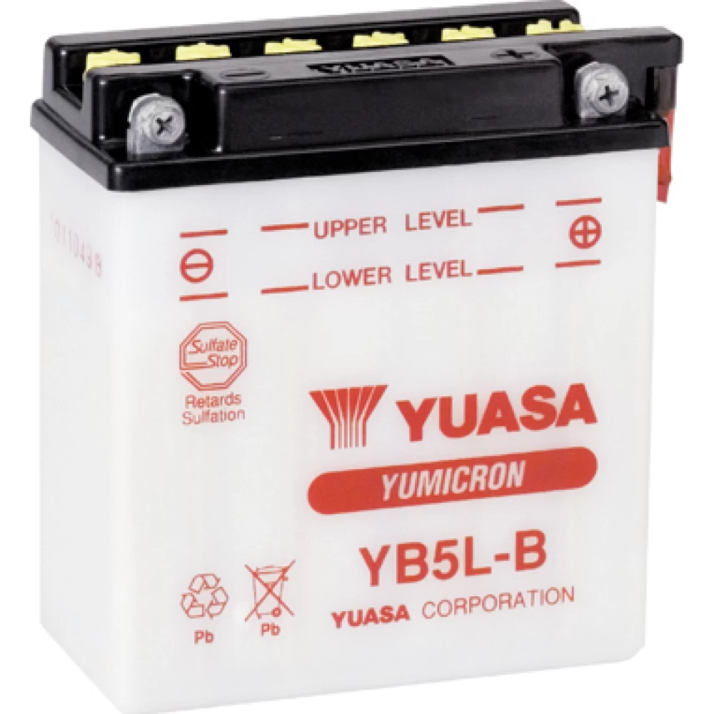 YB5L-B Μπαταρία Μοτοσυκλέτας YUASA ΙΝΔΟΝΗΣΙΑΣ (Χωρίς υγρά)