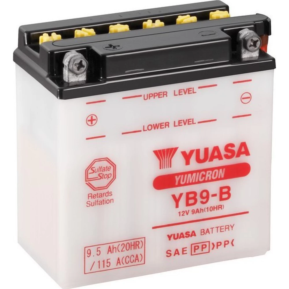 YB9-B Μπαταρία Μοτοσυκλέτας YUASA ΙΝΔΟΝΗΣΙΑΣ (Χωρίς υγρά)