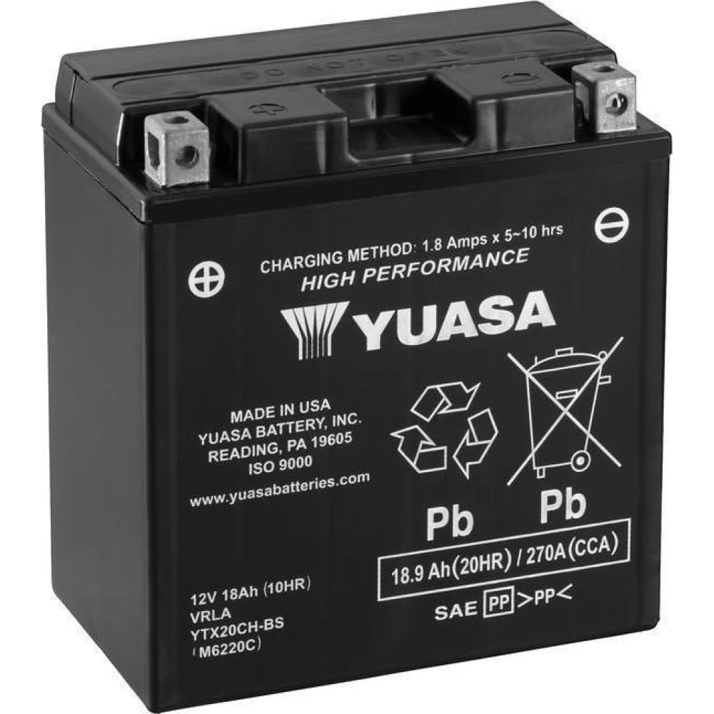 YTX20CH-BS Μπαταρία Μοτοσυκλέτας YUASA USA 18.9Ah 270A