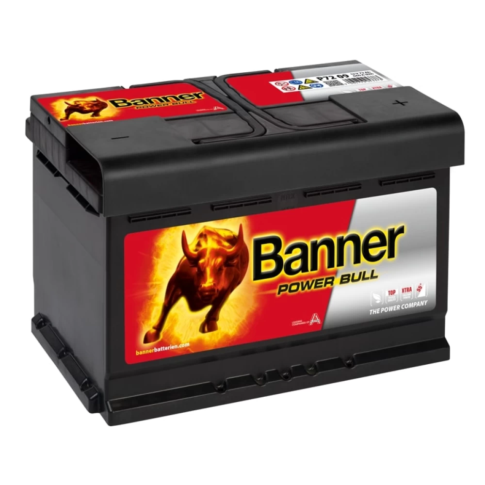 Μπαταρία αυτοκινήτου BANNER 72Ah 670A Power Bull P7209