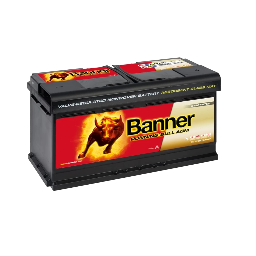 Μπαταρία αυτοκινήτου 59501 BANNER 95Ah 850A Running Bull AGM