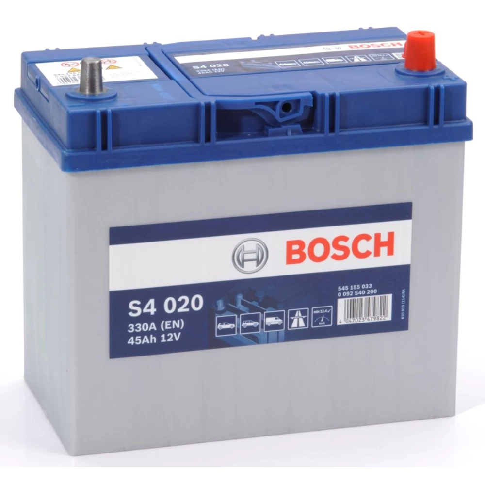 Μπαταρία Αυτοκινήτου 45AH 330A BOSCH S4020 
