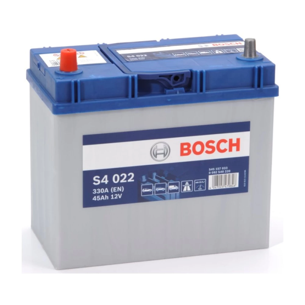 Μπαταρία Αυτοκινήτου 45Ah 330A BOSCH S4022