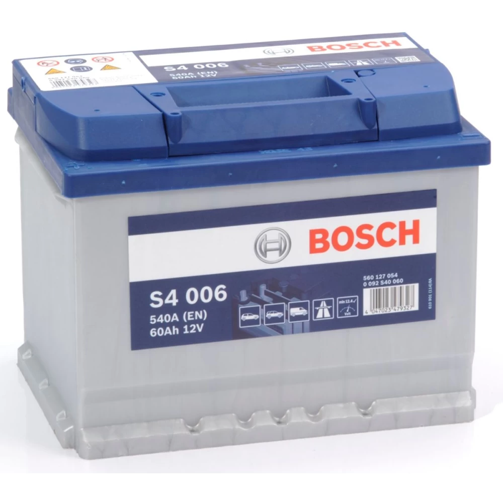 Μπαταρία Αυτοκινήτου 60Ah 540A BOSCH S4006 Αριστερά+