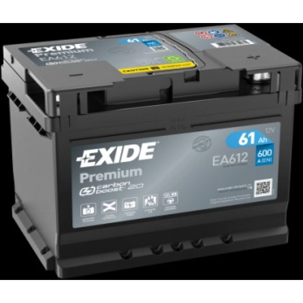 Μπαταρία Αυτοκινήτου 61Ah 600A EXIDE PREMIUM EA612
