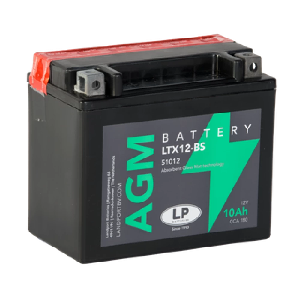 LTX12-BS (YTX12-BS) Μπαταρία Μοτοσυκλέτας LP AGM 12V 10Ah 180A