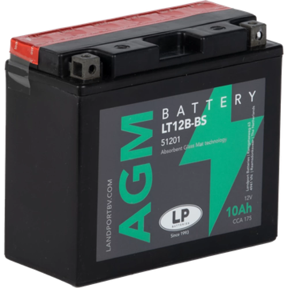 LT12B-BS (YT12B-BS) Μπαταρία Μοτοσυκλέτας LP AGM 12V 10Ah 175A