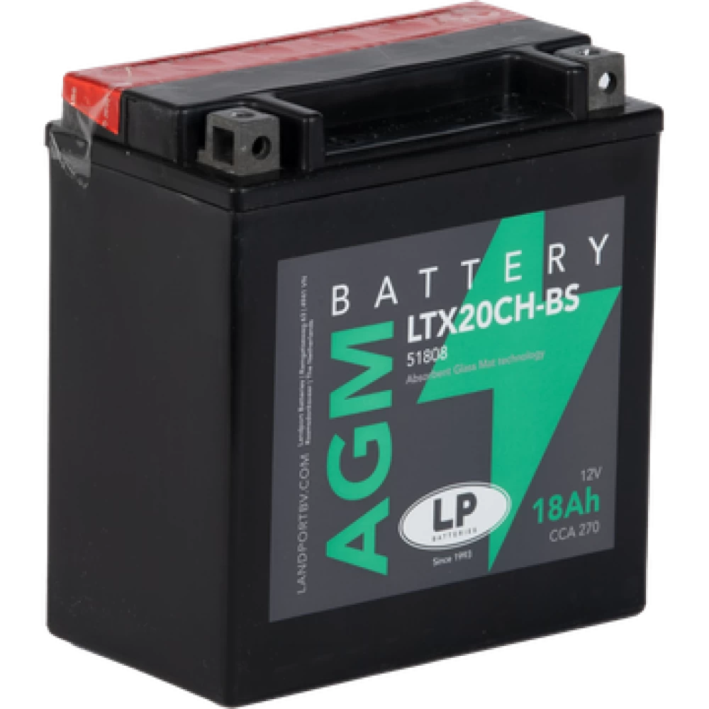 LTX20CH-BS (YTX20CH-BS) Μπαταρία Μοτοσυκλέτας LP AGM 12V18Ah 270A