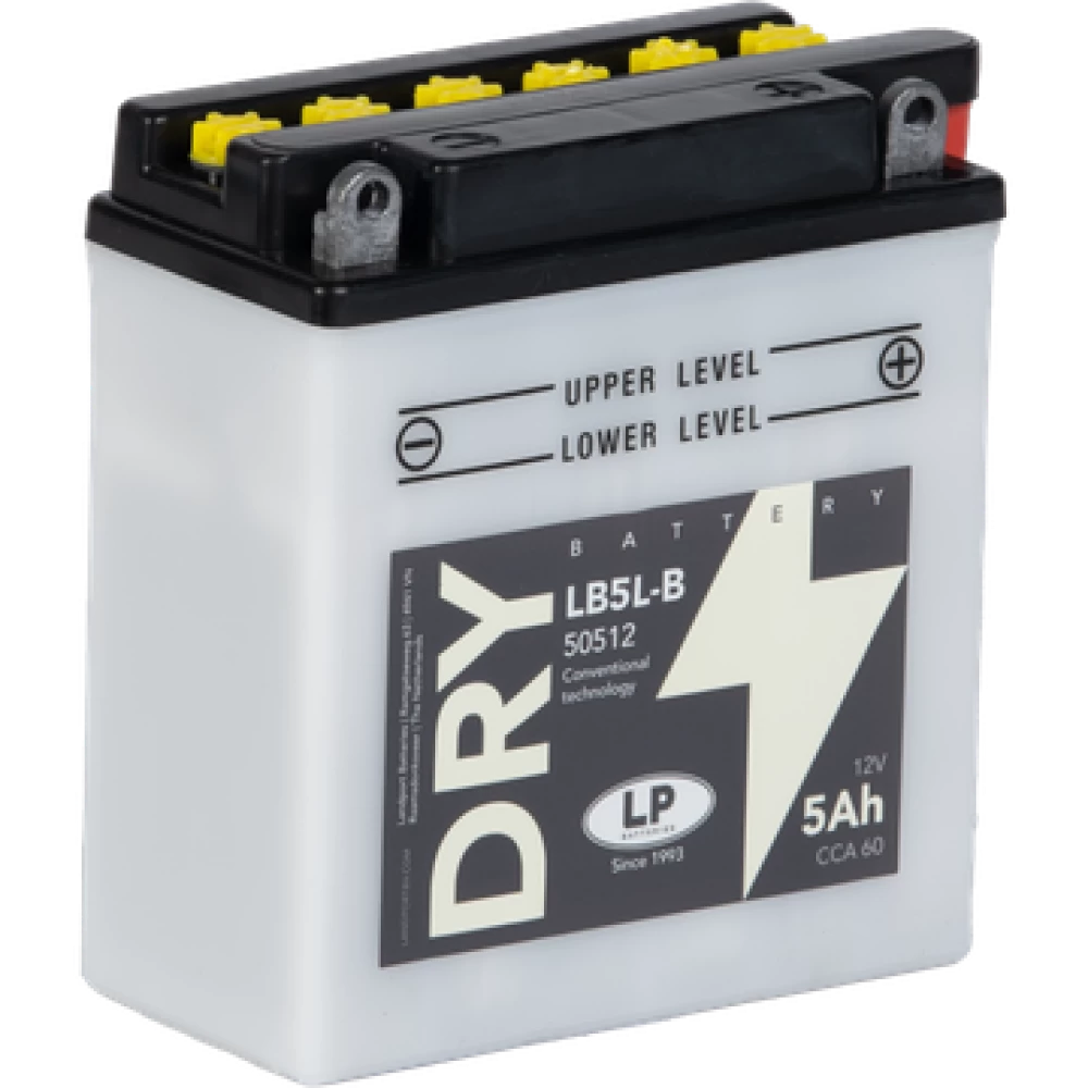LB5L-B (YB5L-B) Μπαταρία Μοτοσυκλέτας LP  DRY 12V 5Ah 60A