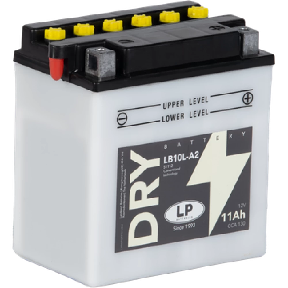 LB10L-A2 (YB10L-A2) Μπαταρία Μοτοσυκλέτας LP DRY 12V 11Ah 130A